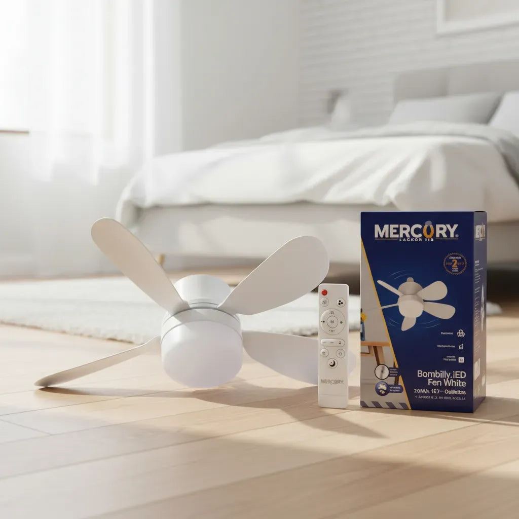 Ventilador con Bombillo LED -  MAX MERCURY