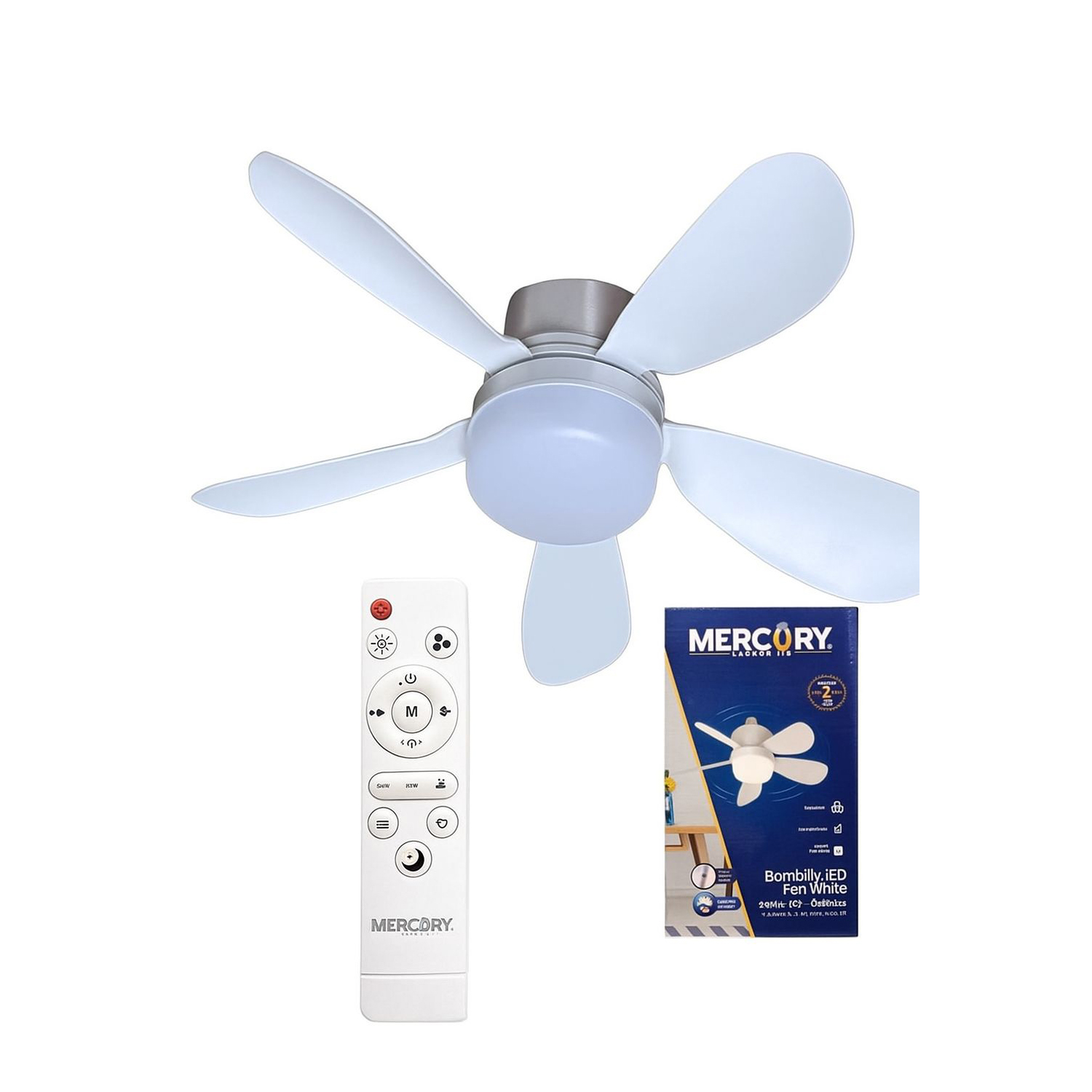Ventilador con Bombillo LED -  MAX MERCURY