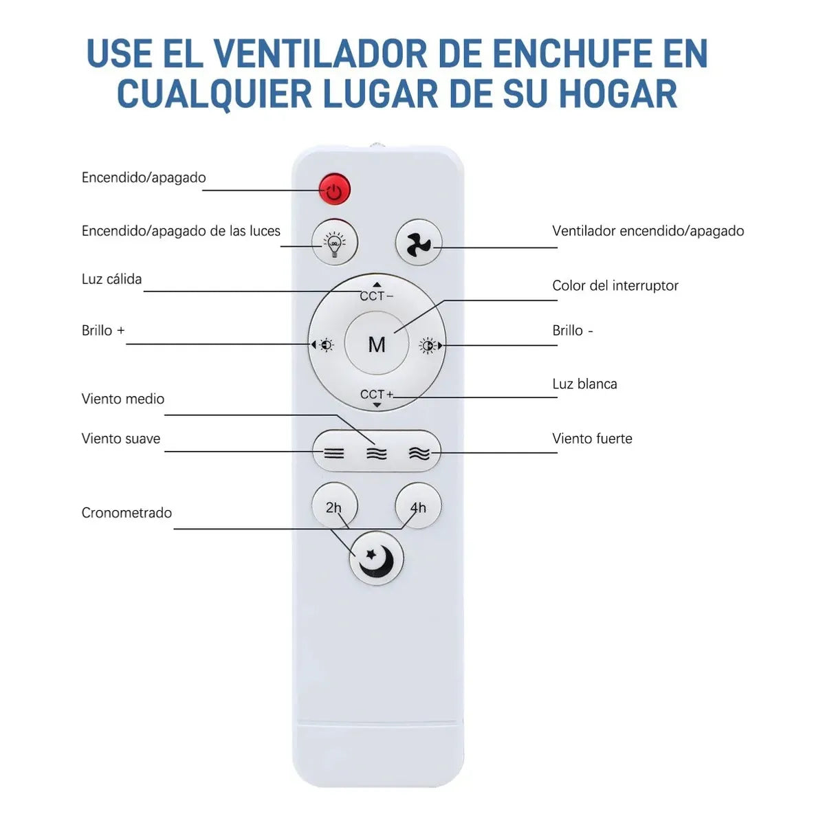 Ventilador con Bombillo LED -  MAX MERCURY